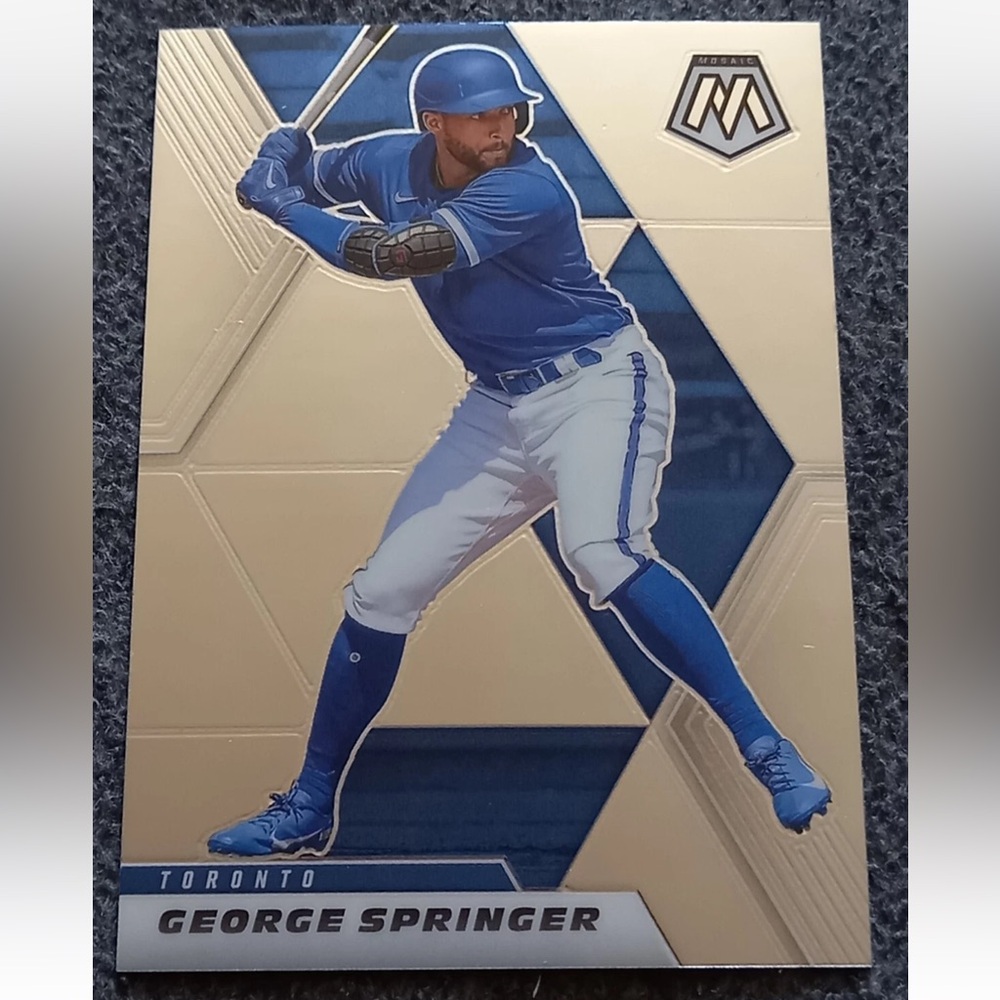 ❤️6/$6❤️ George Springer 2021 Panini Toronto Blue Jays Baseball Card